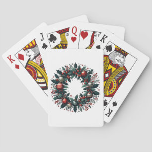 Jeu De Cartes Wreath de Noël
