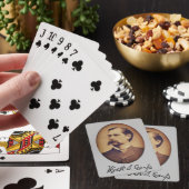 Jeu De Cartes Wyatt Earp Portrait and Signature (In Situ)