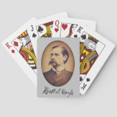 Jeu De Cartes Wyatt Earp Portrait and Signature (dos)