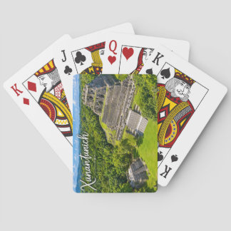 Jeu De Cartes Xunantunich Belize site archéologique maya
