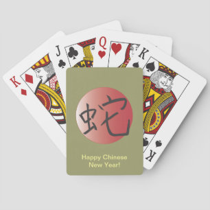 Jeu De Cartes Year of the Snake Red