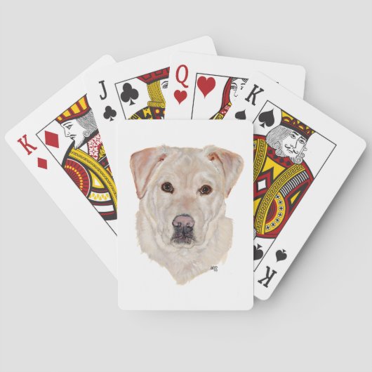 Jeu De Cartes Yellow Labrador Retriever (dos)