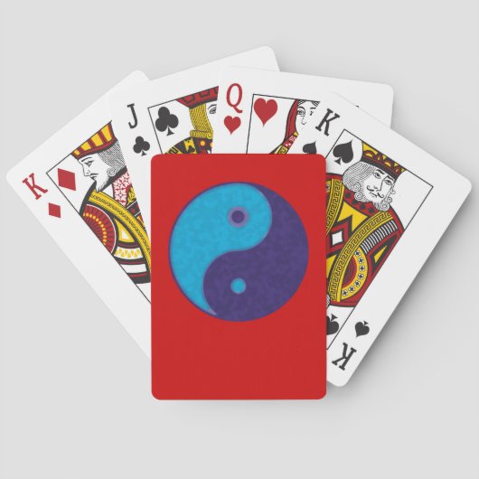 Jeu De Cartes yin yang zen méditation tao (dos)