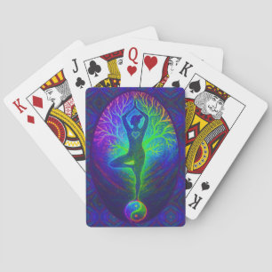 Jeu De Cartes Yoga Yin Yang Énergie Arc-en-ciel