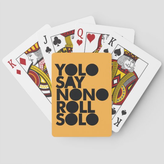 Jeu De Cartes YOLO Roll Solo (dos)