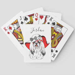 Jeu De Cartes Yorkie Fashion Shoot   Ajouter Votre Nom