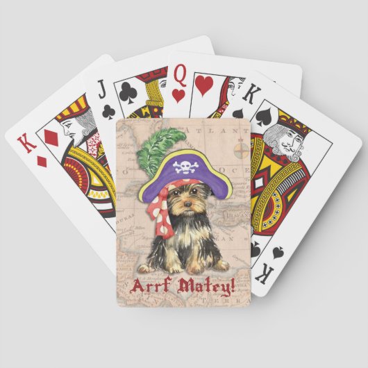 Jeu De Cartes Yorkie Pirate (dos)