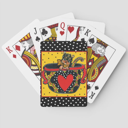 Jeu De Cartes Yorkie Poo (dos)