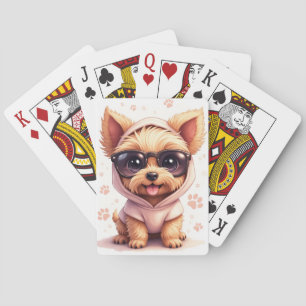 Jeu De Cartes Yorkipoo mignon kawaii drôle