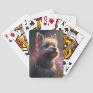 Jeu De Cartes Yorkshire Chien Portrait animal Peinture animal an