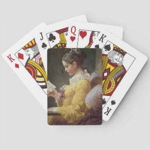 Jeu De Cartes Young Girl Reading, c.1776
