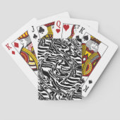 Jeu De Cartes Zebra Black (dos)