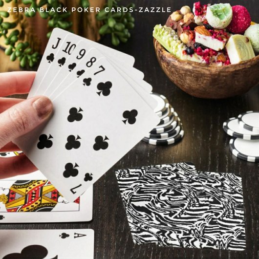 Jeu De Cartes Zebra Black