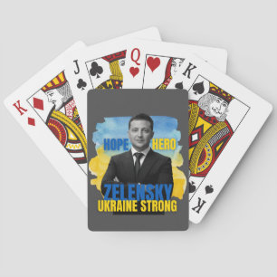 Jeu De Cartes Zelensky Hope Héros Ukraine forte