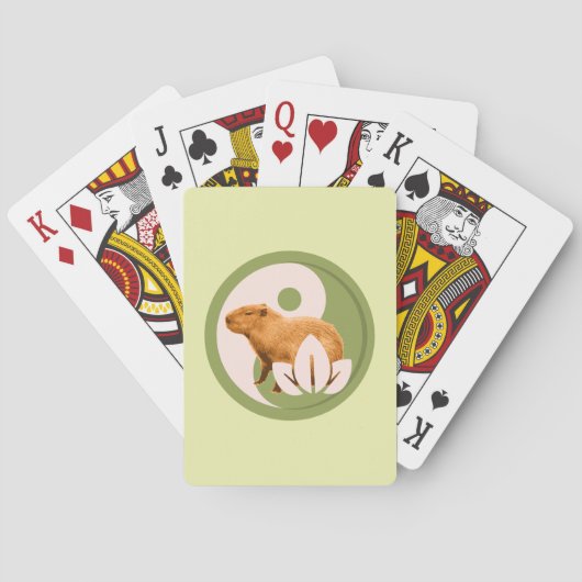 Jeu De Cartes Zen Capybara Yin Yang (dos)