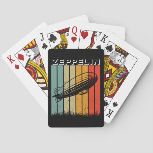 Jeu De Cartes Zeppelin Rétro Dirigible Aéronef Zepelin Zepplin