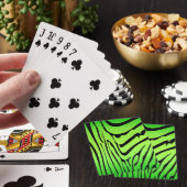 Jeu De Cartes Zesty Zebra Green (In Situ)