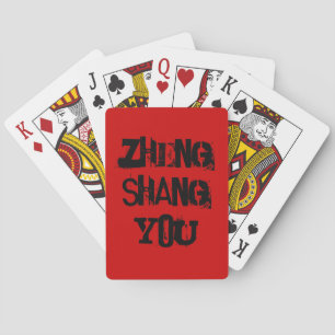Jeu De Cartes Zheng Shang You Cardstock Jouer des cartes