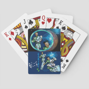Jeu De Cartes Zodiac Universe - Gemini - Cartes de Jeu Classique
