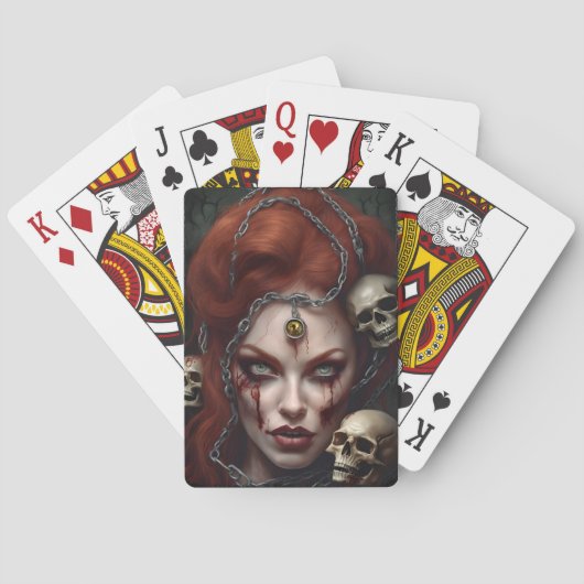 Jeu De Cartes Zombie Babe 03 (dos)