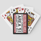 JEU DE CARTES ZONE 51 ENTRÉE INTERDITE (dos)