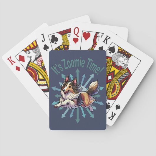 Jeu De Cartes Zoomie Time Collie (dos)