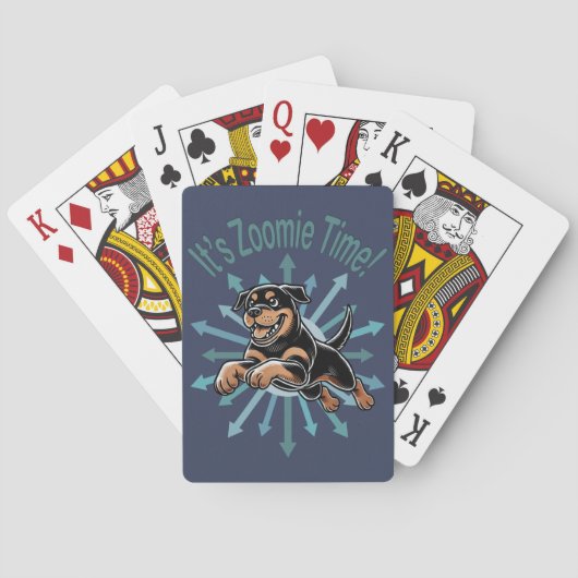 Jeu De Cartes Zoomie Time Rottweiler (dos)