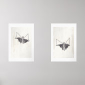 Jeu de chauves-souris en dentelle gothique noire (Recto)