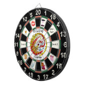 Jeu de Cible de flechettes à boire (Devant droit)