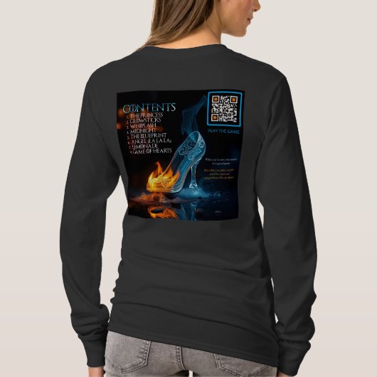 Jeu de Coeurs T-shirt à manches longues (Dos)