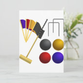 Jeu De Croquet Invitations (Debout devant)