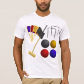 Jeu De Croquet Mens T-Shirt (Devant)