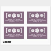 Jeu de dés violet D20 Enregistrer les stickers de  (Feuille)