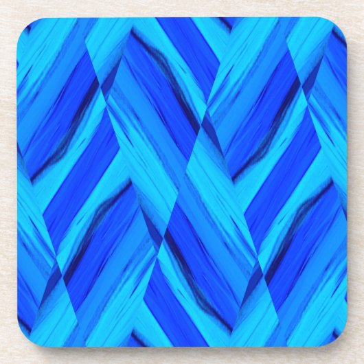 jeu de dessous de verre bleus (Devant)