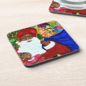 Jeu de Dessous de verre de concepteurs Père Noël n (Côté gauche)