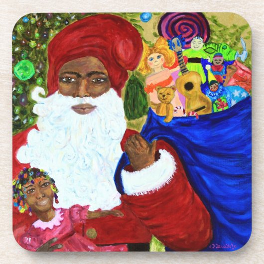 Jeu de Dessous de verre de concepteurs Père Noël n (Devant)