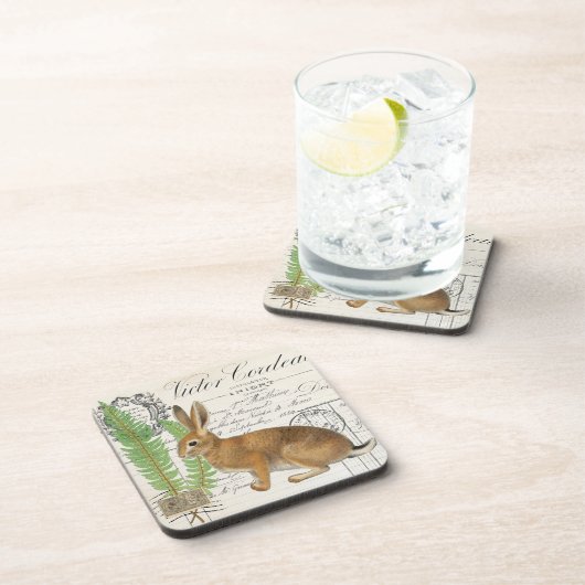 Jeu de Dessous de verre de documents français vint (Côté Droit)