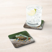 Jeu de dessous de verre de grenouille de nom perso (Côté Droit)