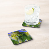 Jeu de Dessous de verre de liège Abstrait Blue Hyd (Côté Droit)