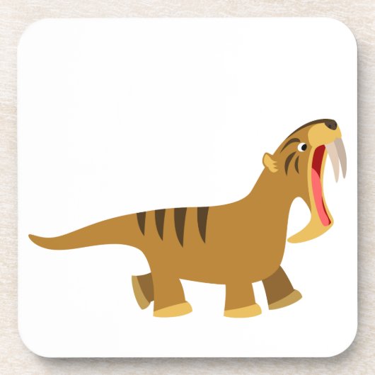 Jeu de Dessous de verre de Thylacosmilus à la bouc (Devant)