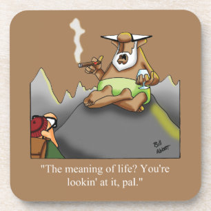 Jeu De Dessous de verre D'Humour Drôle Et De Ciga