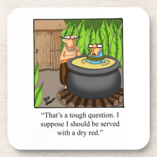 Jeu de Dessous de verre d'Humours à vin amusant