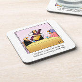 Jeu de Dessous de verre d'Humours à vin amusant (Côté gauche)