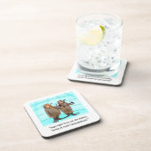 Jeu de Dessous de verre d'Humours à vin amusant (Côté Droit)