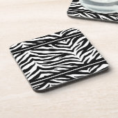 Jeu de Dessous de verre d'impression Zebra (Côté gauche)