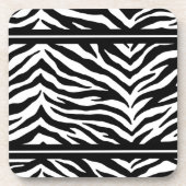 Jeu de Dessous de verre d'impression Zebra (Devant)