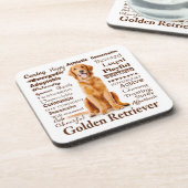 Jeu de Dessous de verre Golden Traits (Côté gauche)