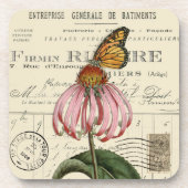 Jeu de Dessous de verre Monarch Papillon et docume (Devant)