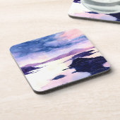 Jeu de Dessous de verre peints en Aquarelle Lomond (Côté gauche)