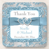 Jeu de Dessous de verre préférés pour les mariages (Devant)